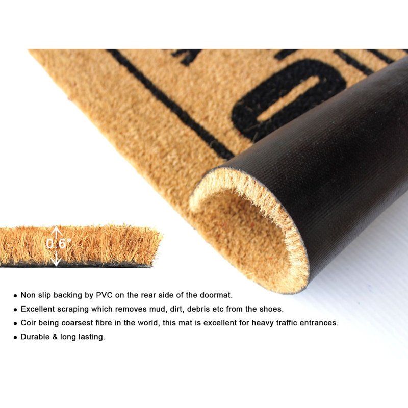 Tapis antidérapant 30 po x 18 po pour l'intérieur et l'extérieur