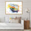 «Retro Grungy Hippy Bus», peinture sur toile-67440133-67440138