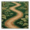 Machine Washable Nature Green Area Rug