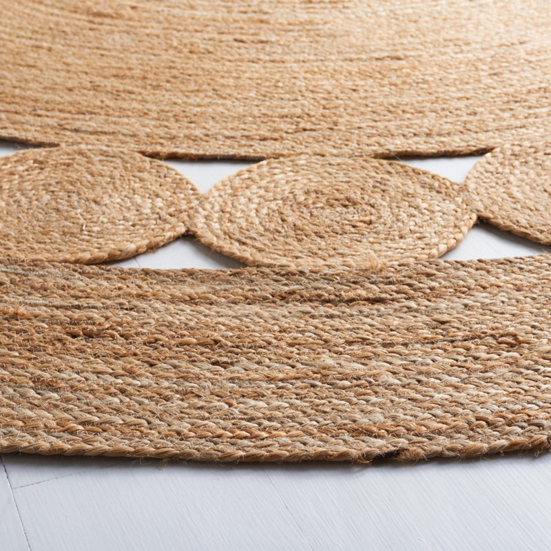 Mindy Hand Loomed Beige Rug, Round 305 cm