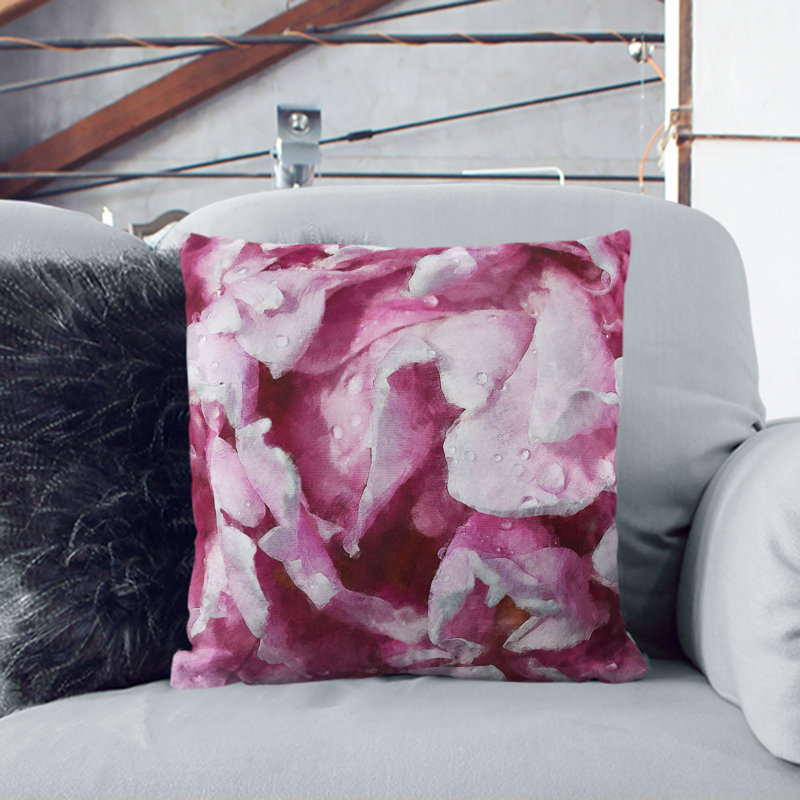 Square Cushion, 40cm H x 40cm W x 15cm D, White