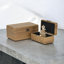 Ensemble de 2 boîtes de rangement en bois Sable-2085499442