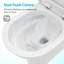 Belfry Bathroom Laprade 1.59L LPF Round Back To Wall Toilets (Seat Not Included)