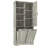 Bathroom Storage Cabinet With Adjustable Shelf, Freestanding Cabinet With Tilt-Out Laundry Hamper-291262056