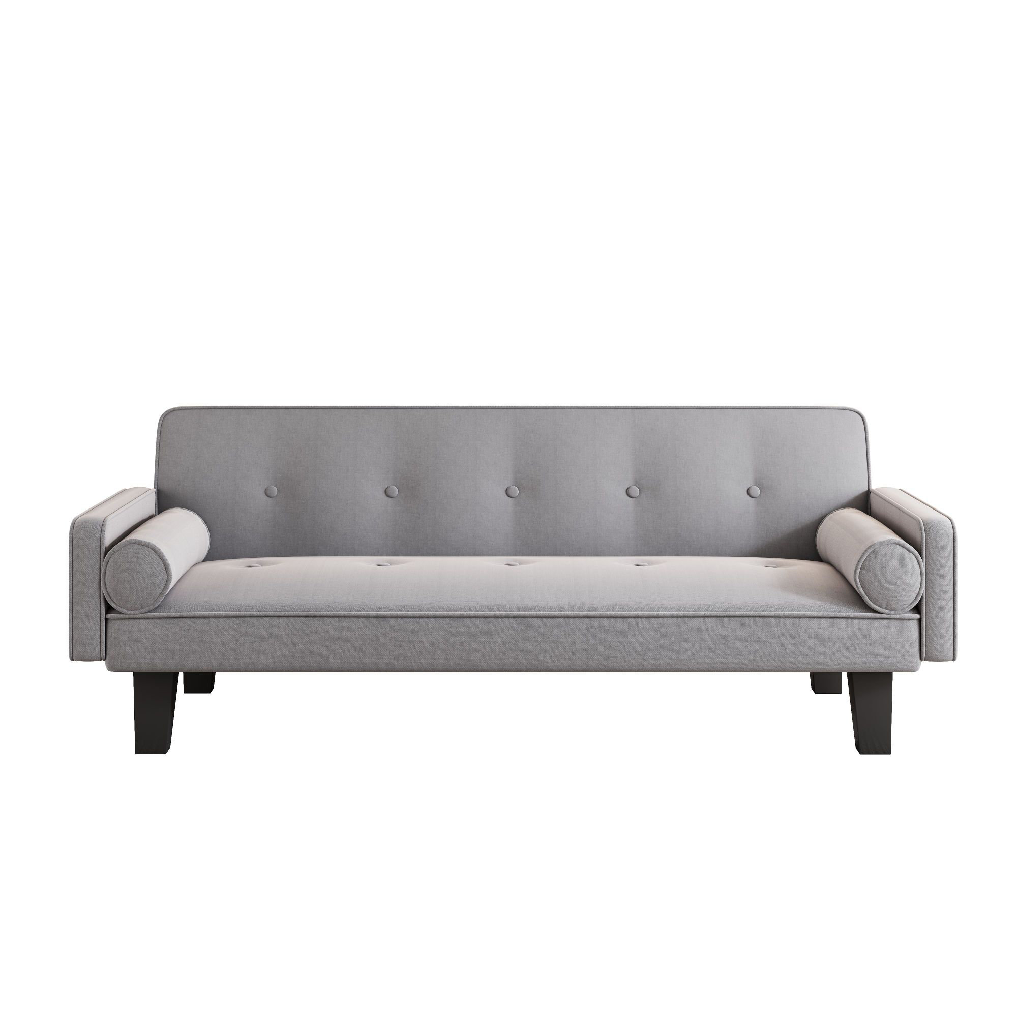 Ebern Designs Winou 71.6'' Upholstered Tight Back Convertible Sofa ...