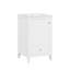 Meuble-lavabo de 20 po avec lavabo, porte à fermeture douce et support de rangement-1324524939
