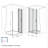 35-34 "x 72" Bifold Shower Door