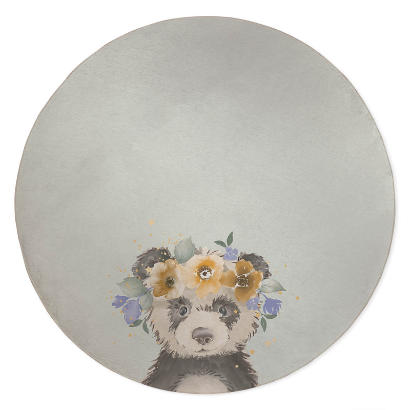 Tapis de jeu pour enfants Panda, Sauge