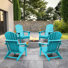 Chaise Adirondack pliable pour l'extérieur