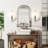 Glass Arch Wall Mirror