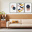 Abstrait moderne - ensemble de 3 reproductions de photos sur toile-410413811-410413808