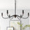 Lustre classique à 6 lumières de style bougie Baran