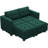 Soneson Modern Velvet Sectional Sofa Bed Loveseat with Tufted Cushions and Storage Apartment Sofa-329643500