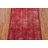 Red Over-Dyed Anatolian Distressed Turkish Rug 4x7