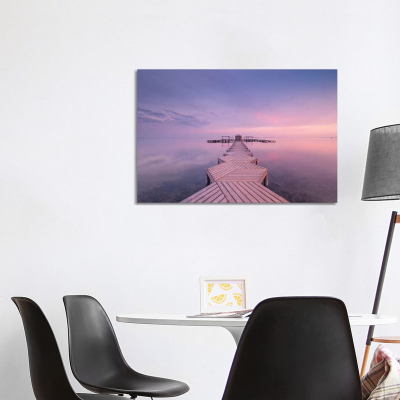 The Pier by Javier De La Torre - Wrapped Canvas Print, 101.6 cm H x 66.04 cm W x 1.91 cm D