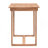 Farmhouse Counter Height 5-Piece Dining Table Set With 1 Rectangular Dining Table And 4 Dining Chairs For Small Places-363164554