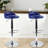Temelec Swivel Upholstered Adjustable Height Counter Stool with Metal Frame-723566034
