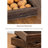 Rectangle Solid Wood Serving Tray Ottoman Tray