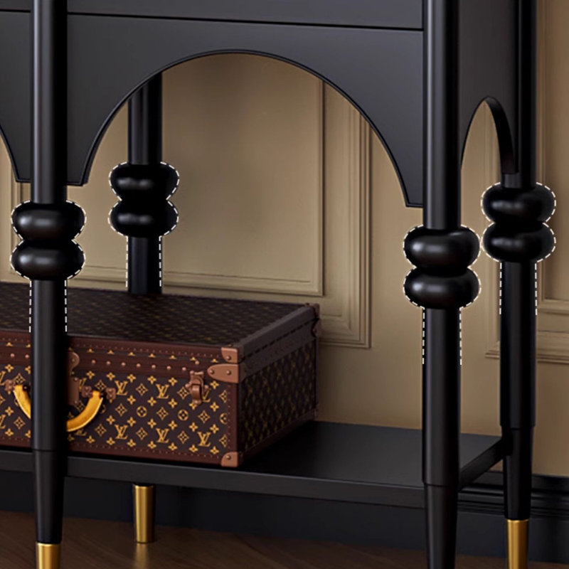 Bramlett 59'' Console Table, 31.5" H x 59" W x 13.8" D, Black