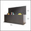 Coffre de rangement coffre, boîte en bois à plateau relevable pour jouets
