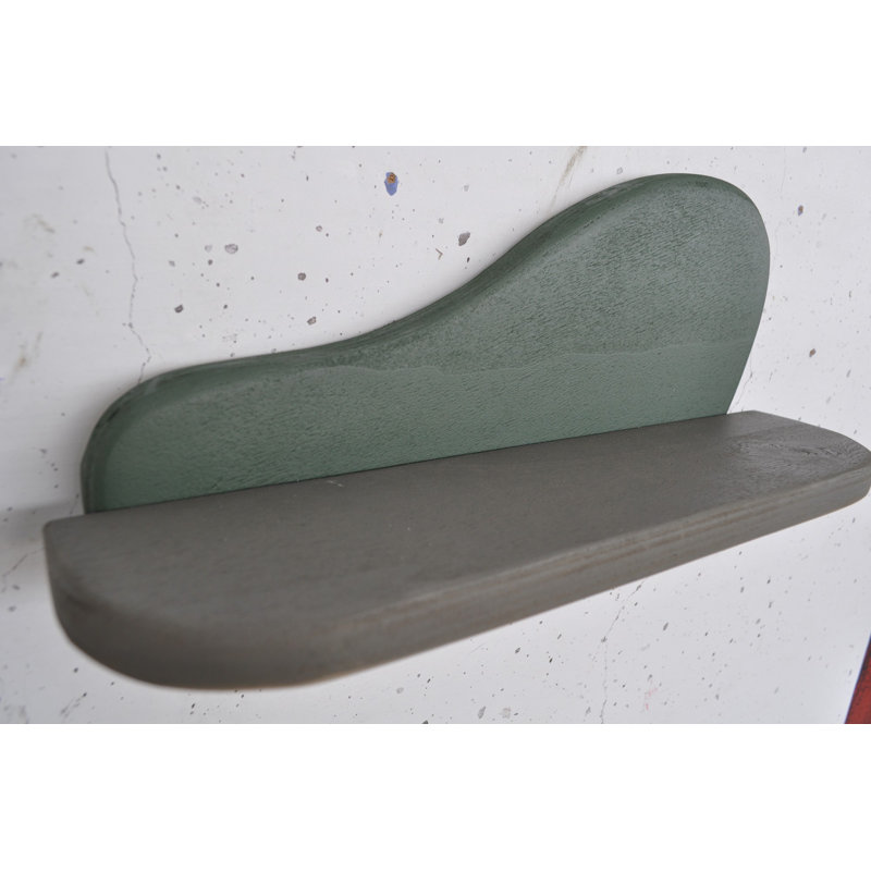 100% Plywood Colorful Wall Mounted Accent Shelf