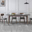 Contemporary Oak Dining Set with Stone-107724827