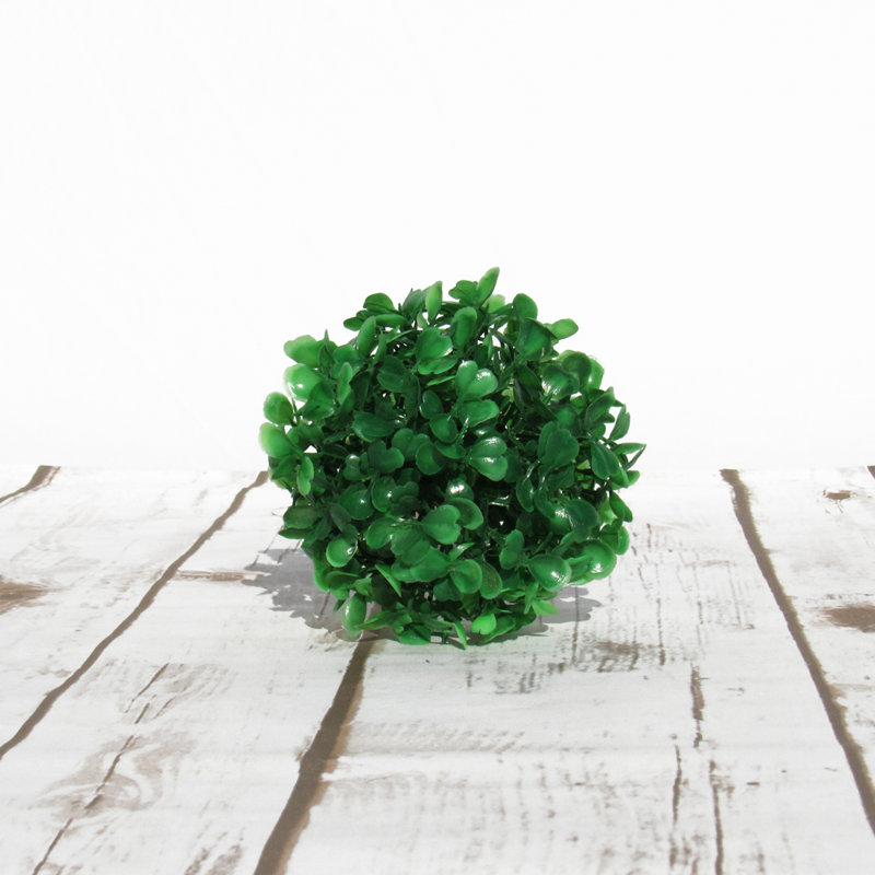 Boule de topiaire artificielle 3,5 "en buis