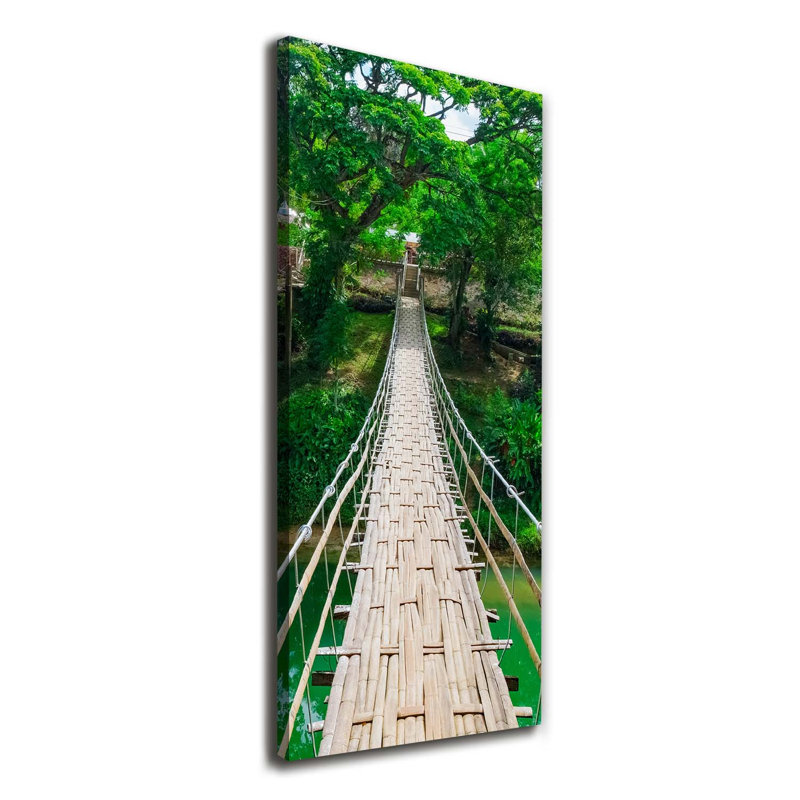 Suspension Bridge - Wrapped Canvas Print