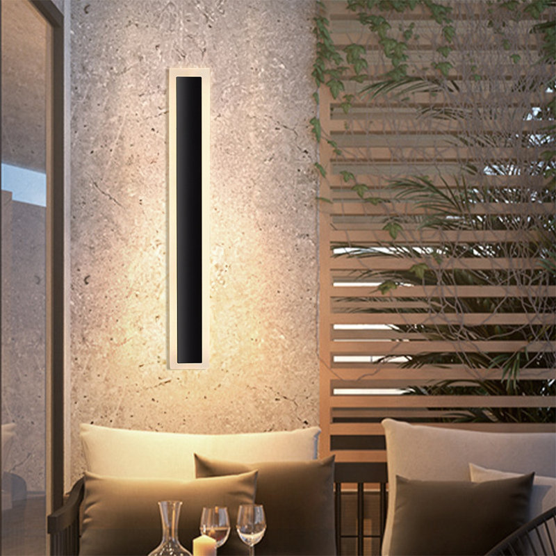 Iron LED Wallchiere, 5cm H x 59cm W x 8cm D