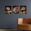 Lilies Zen Stones Candles Tranquil Spa Atmosphere Bathroom 3 Piece Wall Art-292515050