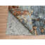 7'10"x10'2" Blue Hand Knotted Abstract Galaxy Design Wool Oriental Rug 1C9C49F9156E415DA9E2820F4C28242D