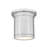 Mafalda 8 inch Brushed Nickel 1 Light Flush Mount-123222900
