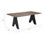 Table de salle à manger rectangulaire espresso