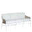 Havana Cane N-Dura Resin Wicker Outdoor Euro Sofa-138087116-129683162-126548508