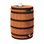 Tonneau de pluie de style whisky avec débordement et robinet Good Ideas-98666720-98666726
