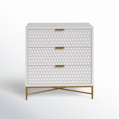 Capra 32" W 3-Drawer Wood Standard Dresser