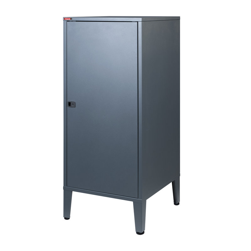 Armoire de rangement à 2 tablettes, Gris anthracite