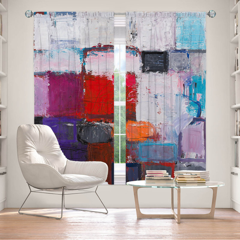 Delaini Room Darkening Curtains / Drapes Pair, 40" W x 82" L