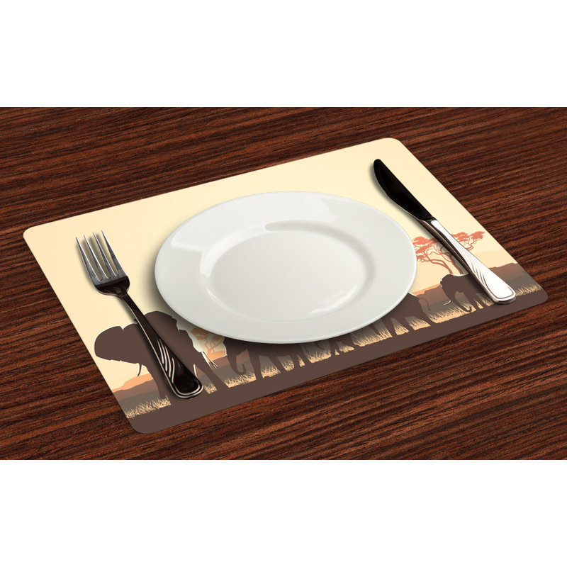 Mccool Africa Safari Elephant Placemat