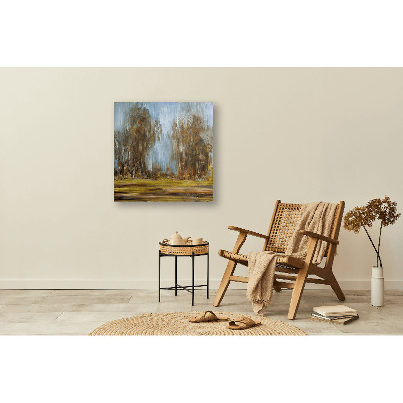 Center Path by John Beard - Gallery Canvas Print, White Framed Canvas, 49.5" H x 49.5" W x 1.75" D