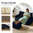 Loveseat Bean Bag Sofa Chair,Corduroy Couch for Kids,Adults,Compressed Packing-556815957