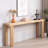77"Entryway Rustic Wood Console Table