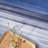 Abstract Machine Washable Polyester/Cotton Area Rug in Blue-89258350
