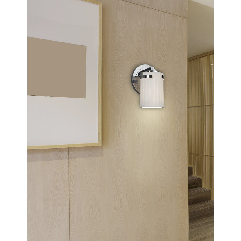 Appliquee à bras 1 lumière del Leeanna, Chrome poli