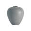 Mini Check Bulbous Vase-Reactive Silver Blue