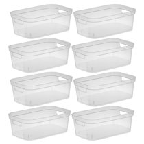 Superio 10 Qt Clear Plastic Storage Bins with Lids and Latches, Organizing  Containers, Stackable Plastic Bin for Home, Garage, School, and Office