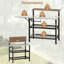 Table de bar avec table d'appoint pliable et rabattable pour le jardin