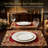 Ferra Luxury Dining Table Placemats for Valentines Placemats– Rectangular Elegant Golden Lace Polyester-612731623