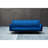 Darkblue Bed For Living Room Decoration - Golden Metal Legs, 3, Velvet Fabric, Solid Wood + , Easy To Assemble Quality Dark Blue Upholstery, Luxury