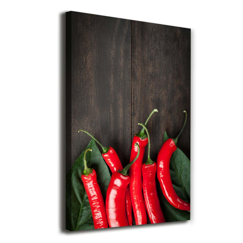 Chilli Peppers - Wrapped Canvas Print